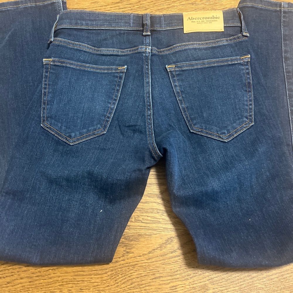 Abercrombie & Fitch Jeans Size 11/12 Regular Kids High Rise Skinny Blue New - Picture 11 of 15